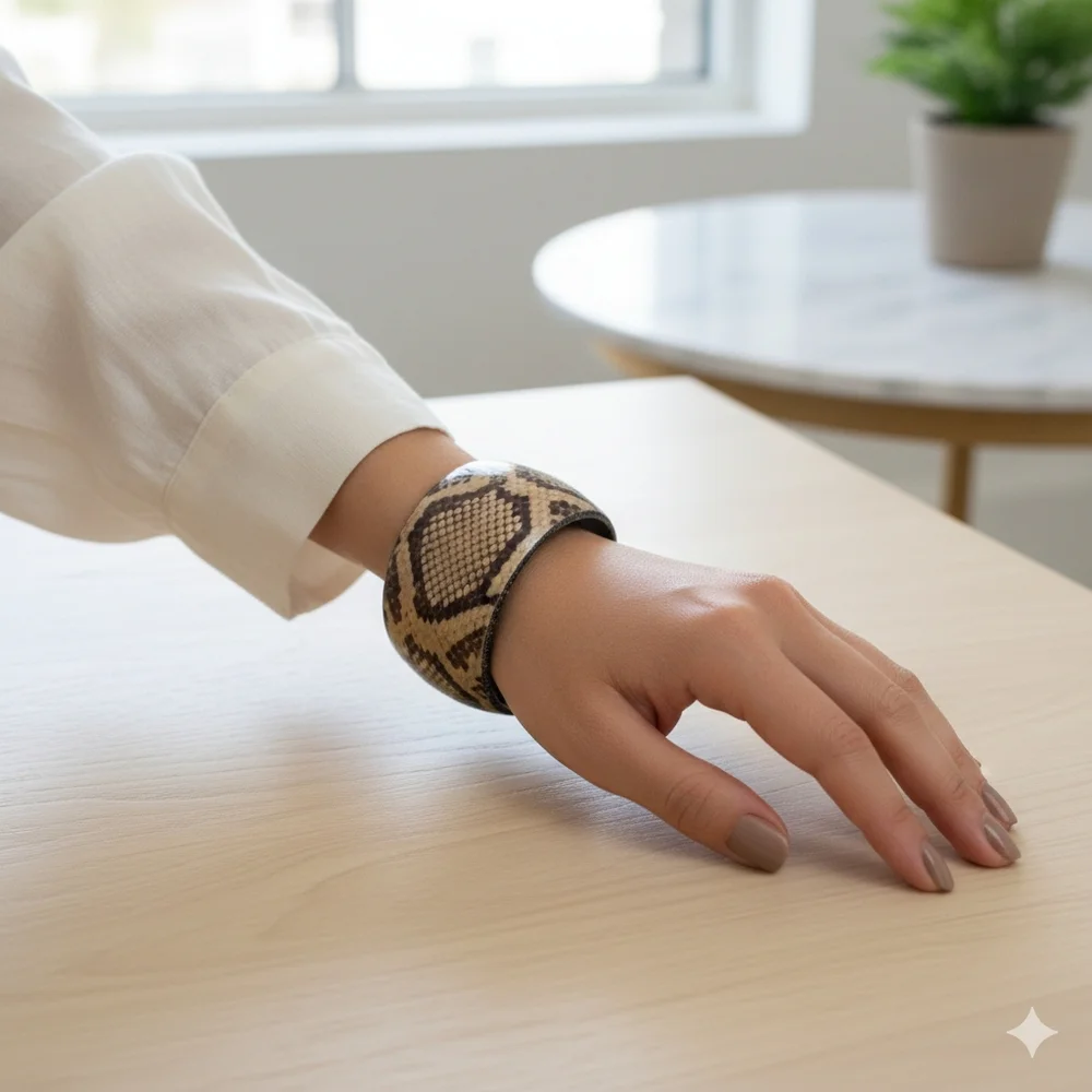 Snakeprint Bangle